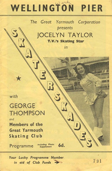 Photo:Cover of Skaterskades programme, c. 1950
