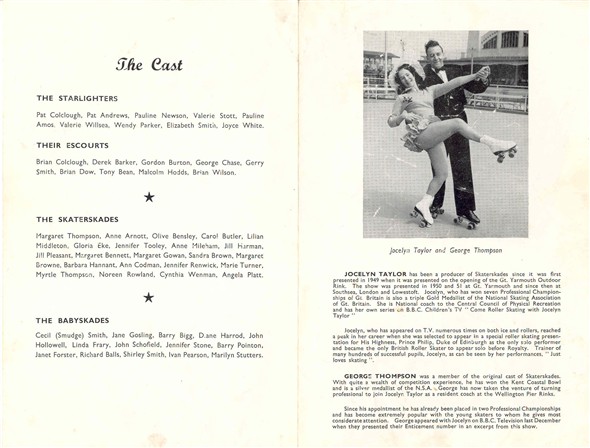 Photo:Cover of Skating Cavalcade programme, c. 1950