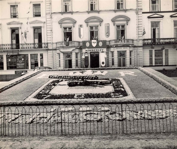 Photo:Photograph of the Floral Clock, 1956