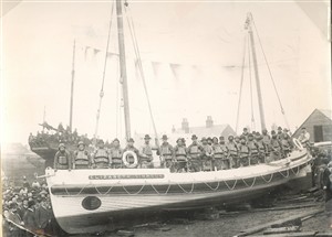 Photo:The Elizabeth Simpson Volunteer Lifeboat, prob 1889