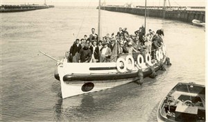 Photo:The Elizabeth Simpson as excursion boat, prob 1936
