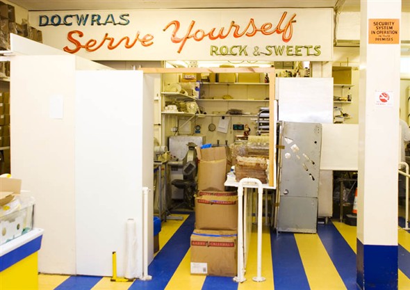 Photo:View of Docwra's Rock Shop