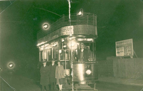 Photo:The last tram to Gorleston, 1932
