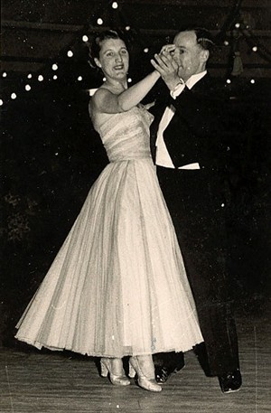 Photo:A couple dancing at the Floral Hall in Gorleston in the 1950s