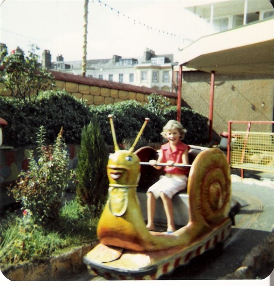 Photo:The snails at Joyland - I was about 9 in this photo (1981)
